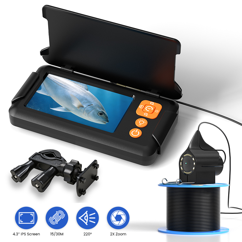 Fishing Camera - Balıkçılık Kamerası 4.3’’ Ekran 15M/30M Kablo