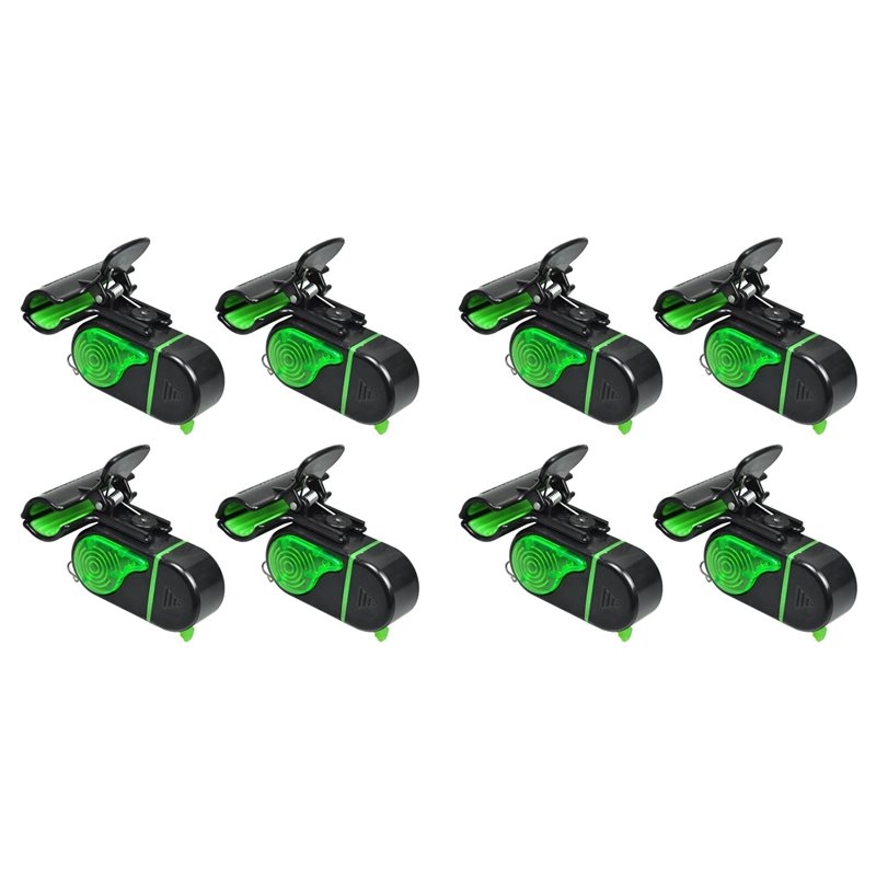 Fish Alarm - A06F-8PCS LED Işıklı Olta Isırığı Alarmları